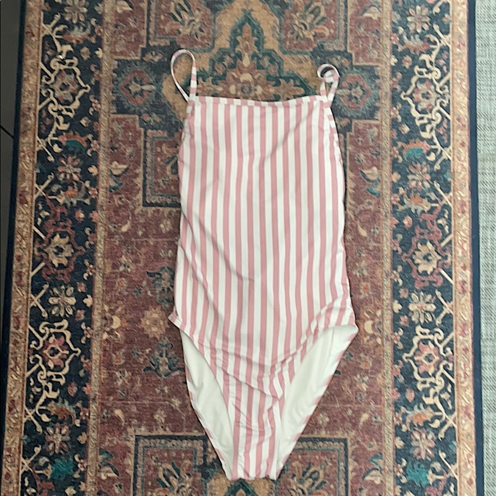 Andie Laguna-Eco stripe swimsuit